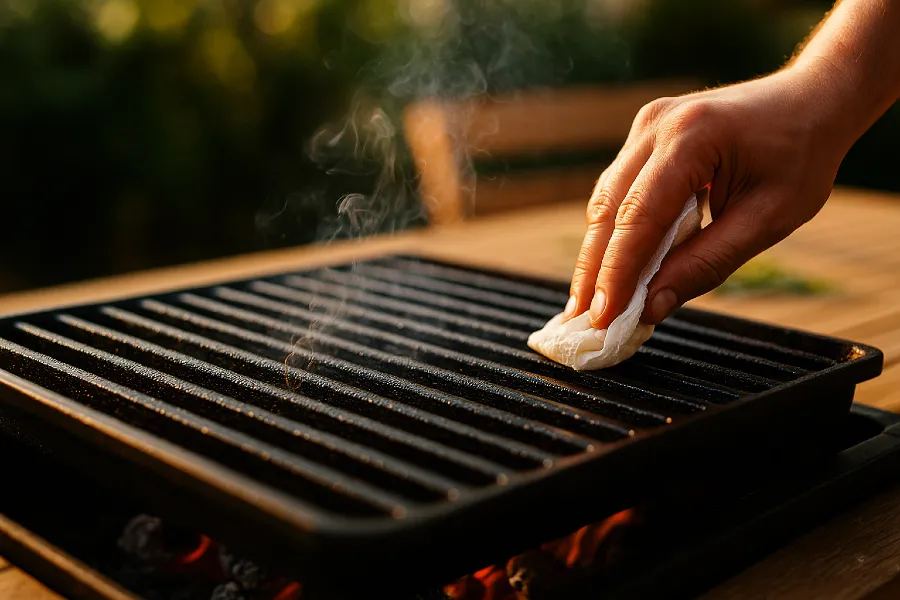 Hogyan állítsd vissza az Öntöttvas Grillrács beégetését lépésről lépésre