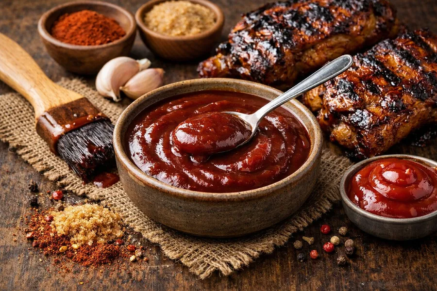 Házi Kansas City édes BBQ szósz