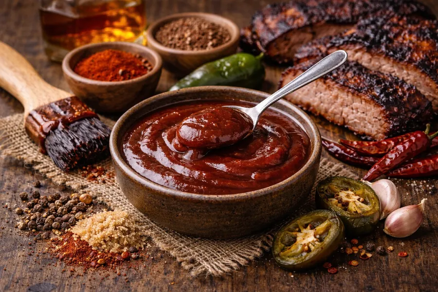 Texas füstös BBQ szósz